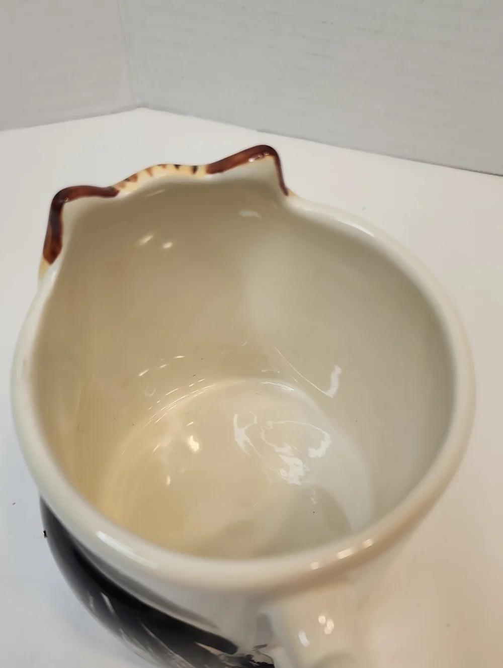 Yorkie Ceramic Glazed Mug with Dark Pink Bow. Dogs By Nina Yorkshire Terrier